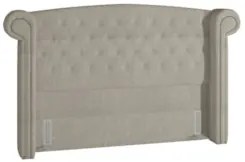 Cabeceira Cama Box King 195cm Provença Z37 Boucle Cru - Mpozenato