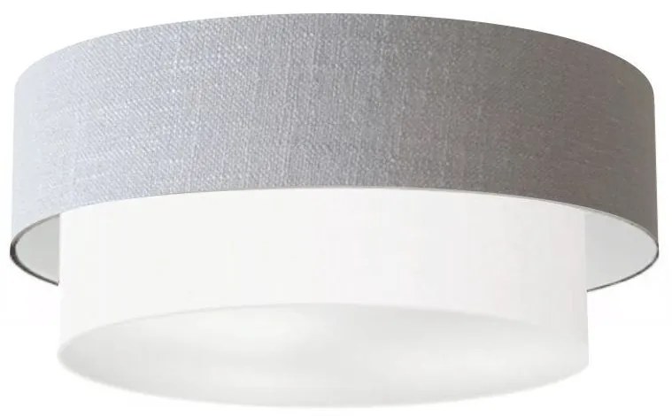 Plafon Para Quarto Cilíndrico SQ-3021 Cúpula Cor Rústico Cinza Branco