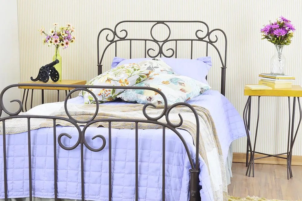 Cama de Ferro Forjado Romance Solteiro