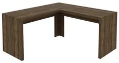 Mesa de canto para Home Office ME4116 Nogal - Tecno Mobili