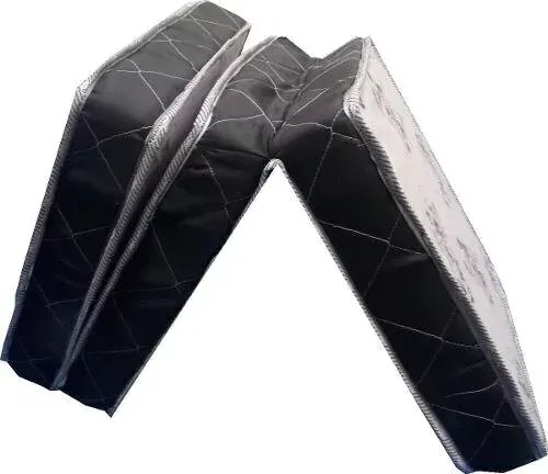 Colchonete Dobr�Vel Multifuncional 180X55X5Cm Metalass� (Azul)