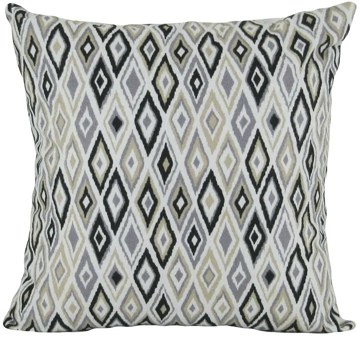 Capa almofada LYON Veludo estampado Losango Verde 50x50cm