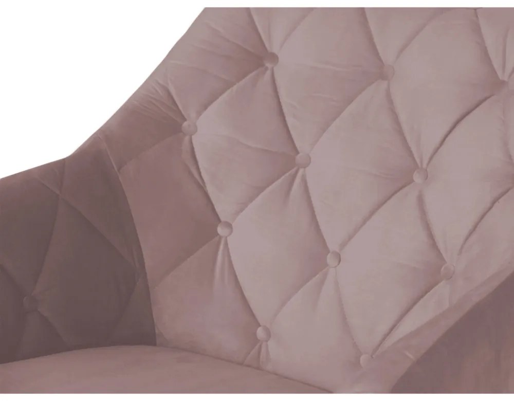 Poltrona Atena Decorativa Botonê Pés Palito Veludo Crepe