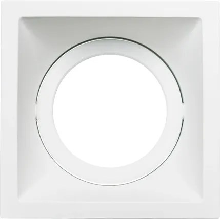 Plafon Embutir Aluminio Square 14Cm Par30 30W - BRANCO