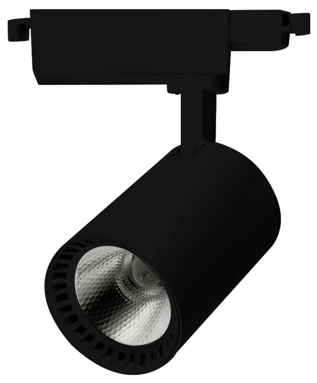 Spot Para Trilho Eletrificado 30W Led 3000K Ip20 Preto Bivolt Ø8,9X14X... (Preto)