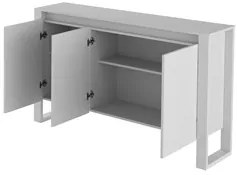 Balcão Para Escritório 3 Portas 1.3 ME4147 Branco - Tecno Mobili