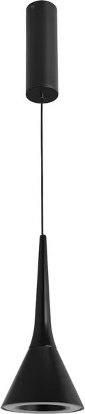 Pendente Led Metal Aluminio 11W 3000K Flora - PRETO