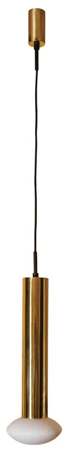 Pendente Drop Ø12X41,8Cm 1Xg9 Por Waldir Junior - Usina 51013/1 (BT - Branco Texturizado)