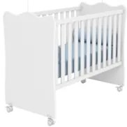 Berço Simples Para Colchão 130x60 Doce Sonho Branco - Qmovi