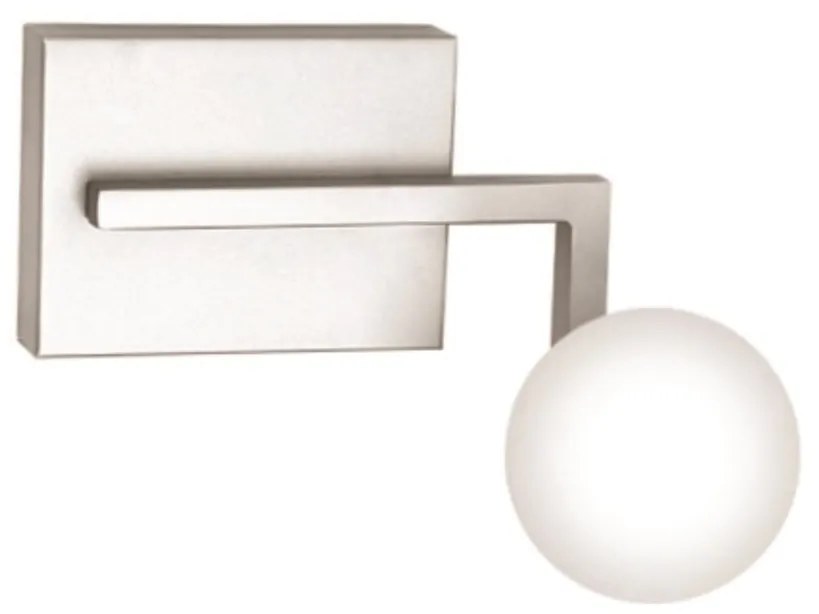 Arandela Swilver 13X15,5X21Cm Globo Ø08Cm 1Xg9 - Old Artisan Ar-5568 (GRAFITE / LUNA, FOSCO (Branco))