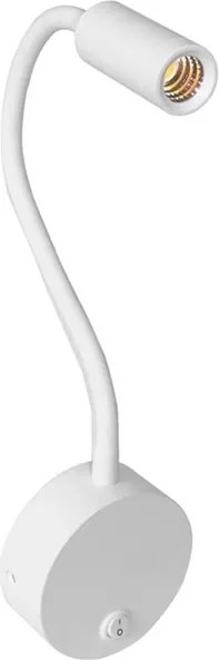 Arandela Led Metal Vidro 3W 3000K Vision - BRANCO