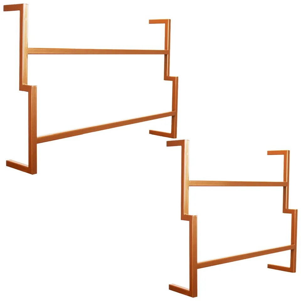 Kit Porta Toalha Industrial Metálico J01 - D'Rossi - Cobre