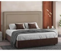Cabeceira Cama Box Casal 140cm Mali Z37 Linho Bege - Mpozenato