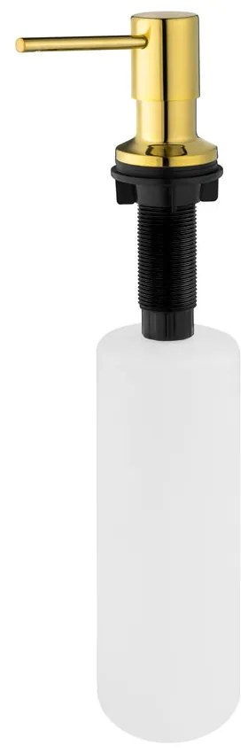 Dosador para Detergente Embutido Inox 500 ml (Flat Dourado)