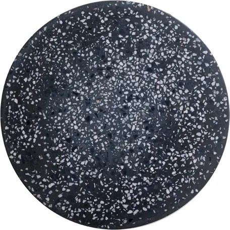 Arandela Led Granilite 12w 3000k Ø30cm Terrazzo - PRETO