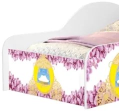 Mini Cama Infantil 148x68cm Personagens Princesa Rosa Z53 - Mpozenat