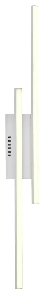 Arandela Lineare Duo 78X18X07Cm Led 20W 3000K Bivolt Branco Luz Direta... (Branco)