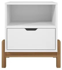 Mesa De Cabeceira Antares Branco - Casa D Móveis