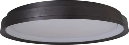 Plafon Led De Sobrepor Aluminio Grafite 36W 3000K Giro