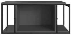 Gabinete Banheiro Suspenso 80cm Cuba Oval Ripy Grafite/Branco Z54 - Mp