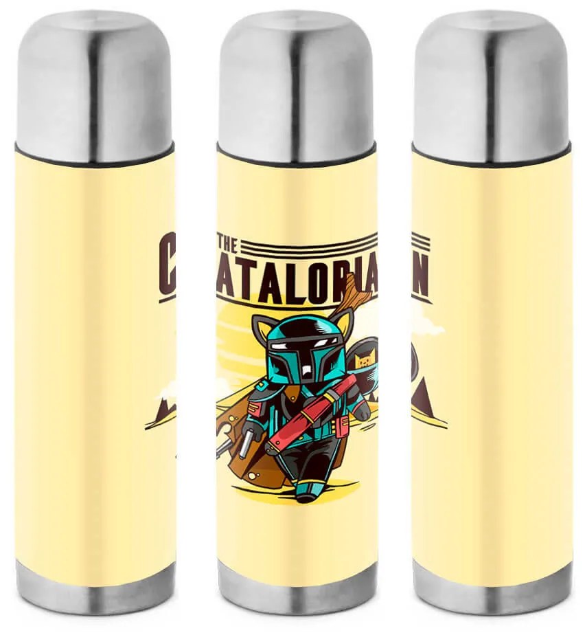 Garrafa Térmica 500 ml The Catalorian Mandalorian