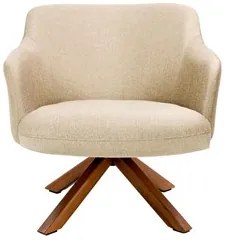 Kit 2 Poltronas Decorativas Giratórias Base Giromad Madeira Jade C-129
