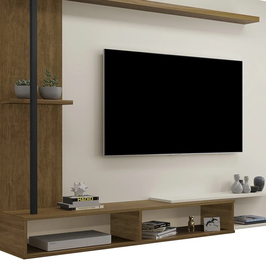 Painel Suspenso para TV Mirela até 65" ML01 - ADJ Decor