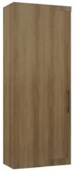 Guarda Roupa Canto Reto 90cm com 1 Porta Delphi Avelã L01   - Mpozenat
