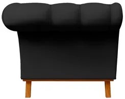 Sofá para Sala de Estar 150cm 1 Lugar Base Madeira Império C-05 Corano