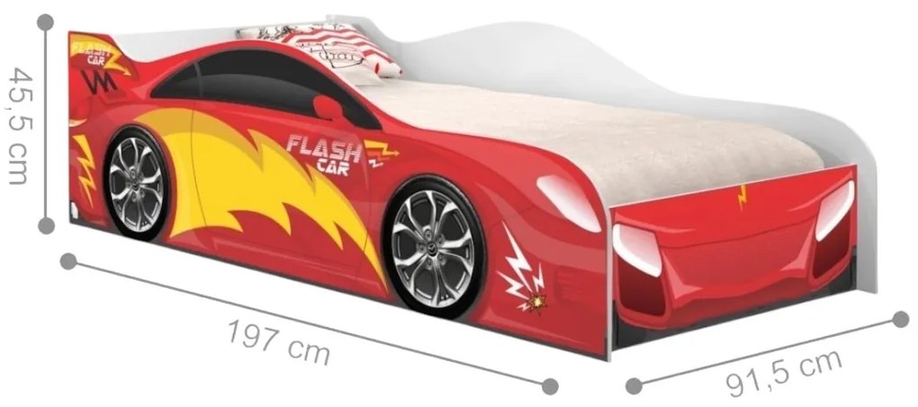 Cama Flash Solteiro 197cm x 92cm KMCB