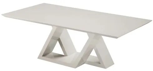 Mesa Jantar Conect Off White Brilhante 2,40 MT - 49782 Sun House