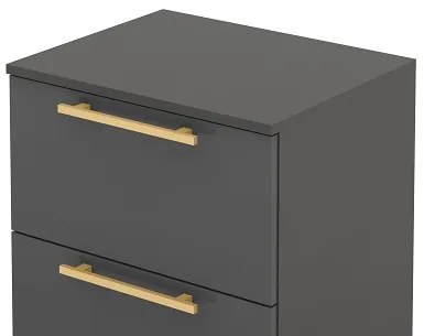 Mesa De Cabeceira Dubai 2 Gavetas Alasca - Vila Rica Móveis