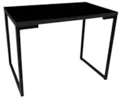 Escrivaninha Para Computador 120cm Porto Z34 Preto - Mpozenato