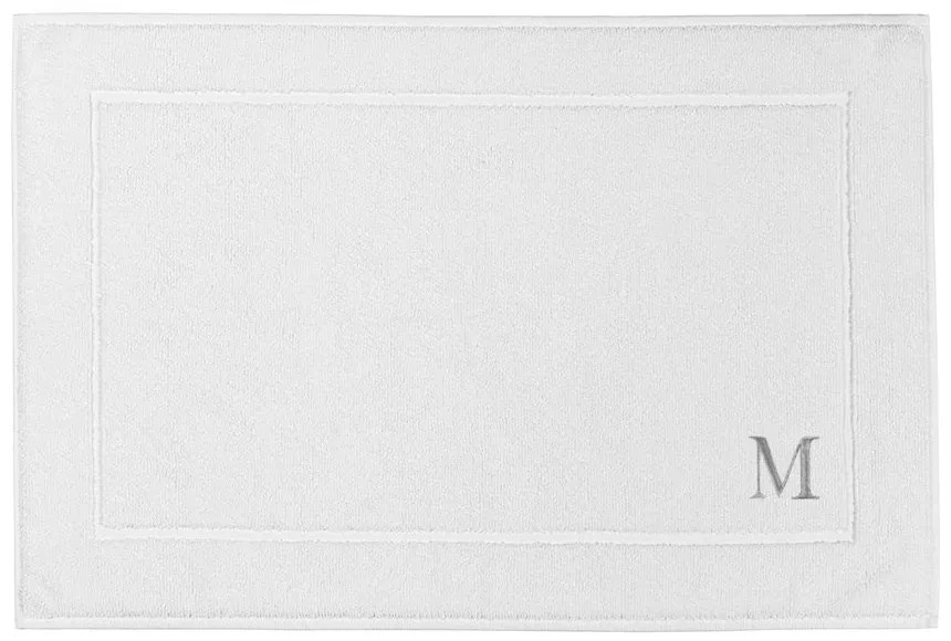 Toalha de Piso Antiderrapante Trussardi 100% Algodão Stare - Branco Branco