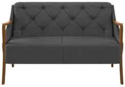 Kit Namoradeira 135cm e 2 Poltronas Decorativas Capitonê Lapa Z32 Linh