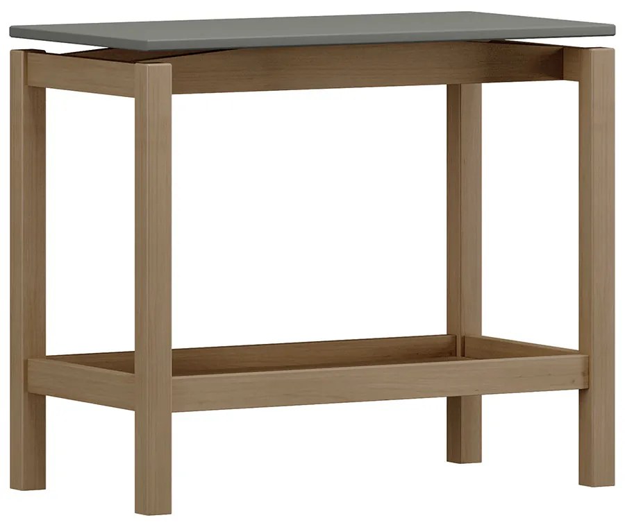 Mesa Lateral Dieter Tampo MDF Freijó/Verde Acinzentado G74 - Gran Belo