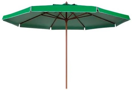 Ombrellone Astúrias - Cobertura Bagum Verde - Haste em Madeira 400cm - 68877 Sun House