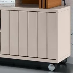 Rack para Sala Bancada de TV 70 Pol. 180cm Briz H01 Off White/Cinamomo