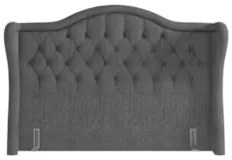Cabeceira Cama Box Casal 140cm Antibes Z37 Linho Cinza - Mpozenato