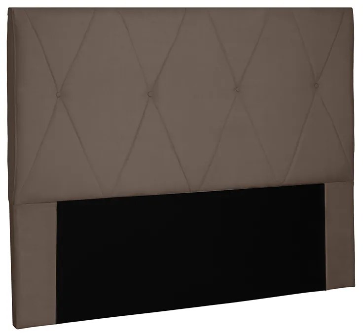 Cabeceira Cama Box Casal 140cm Aquilla Suede Caramelo - Sheep Estofados - Marrom