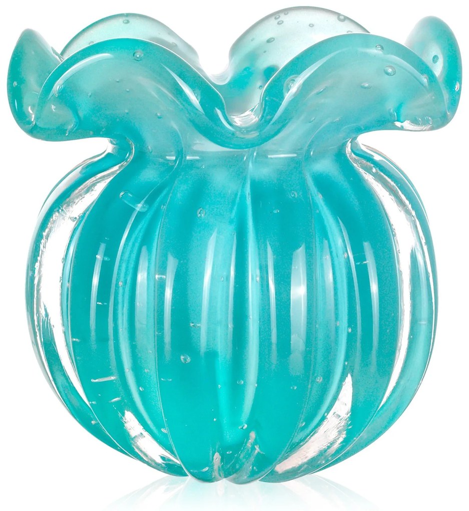 Vaso Murano Trouxinha Torcello PP - Amazonita Amazonita