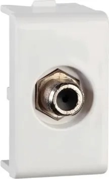 Modulo Tomada Para Antena De Tv Branco Decor