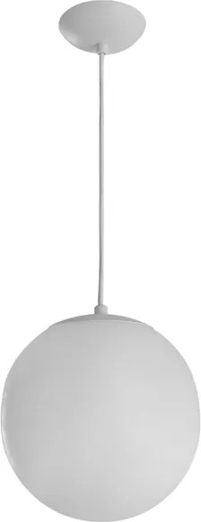 Pendente Aluminio Branco 23Cm Soleil