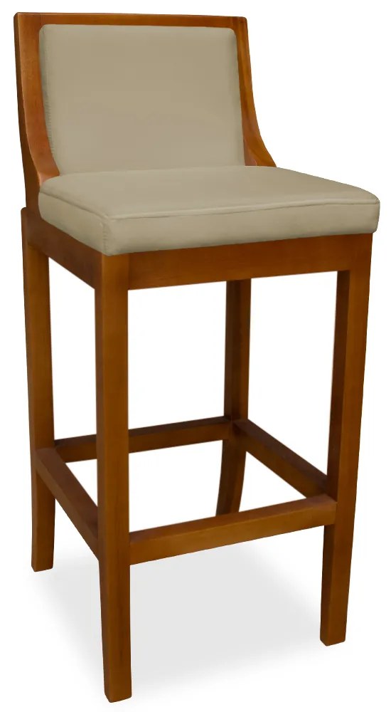 Kit 2 Banquetas Decorativa Josi Veludo Nude