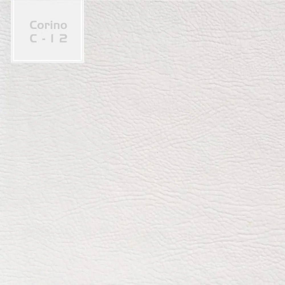 Poltrona Decorativa Nagoya Base Orby PU Sintético Branco G15 - Gran Belo