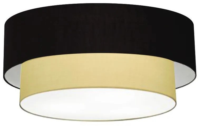 Plafon Para Banheiro Cilíndrico SB-3024 Cúpula Cor Preto Bege