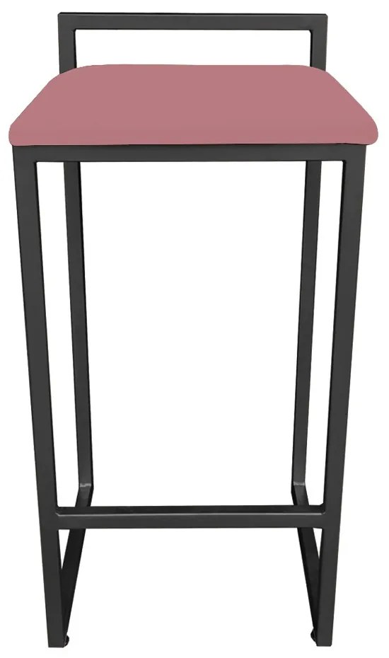 BANQUETA ALTA LAVINIA SUEDE ROSE BASE PR