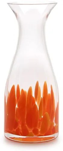Litro Cor Única Laranja Leitoso Murano Cristais Cadoro