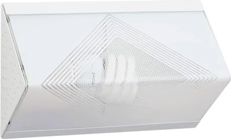 Arandela Plafon Acrilico Branco 8X13cm