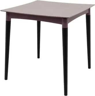 Mesa Tramontina Diana Camurça 70cm em Polipropileno com Pés de Madeira